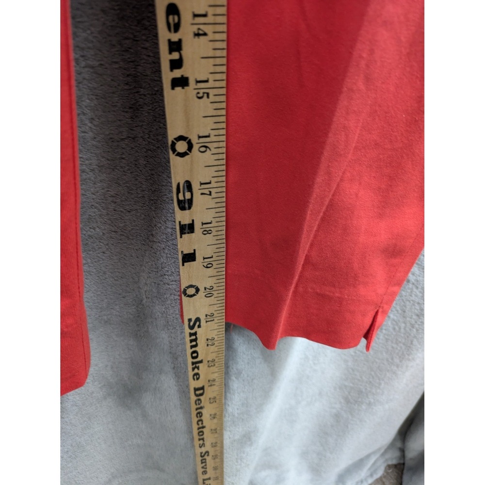 Talbots Pants‎ Womens Petite 6 Red Cropped Business Casual - Picture 4 of 8